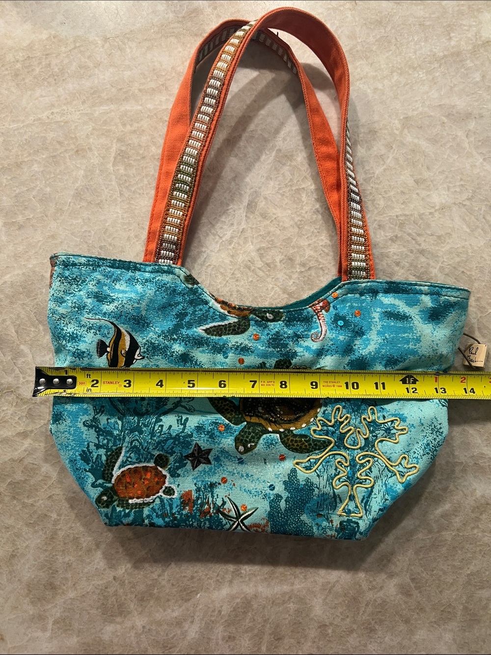 Paul Brent tropical canvas bag. Never used. - Picture 7 of 8